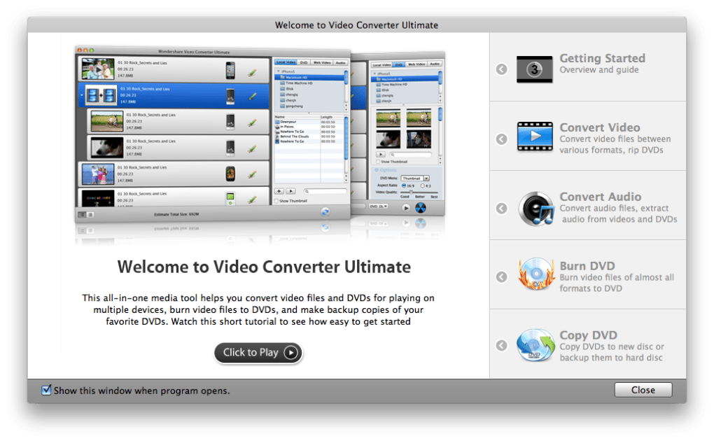wondershare video converter ultimate for mac sign in